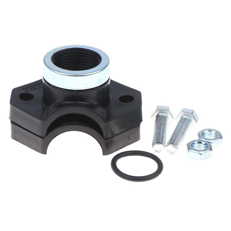 Water Pipe Splitter Clamp Easy Install 1/2'' Female Thread Connector for Agricultural Irrigation Pipe Fitting