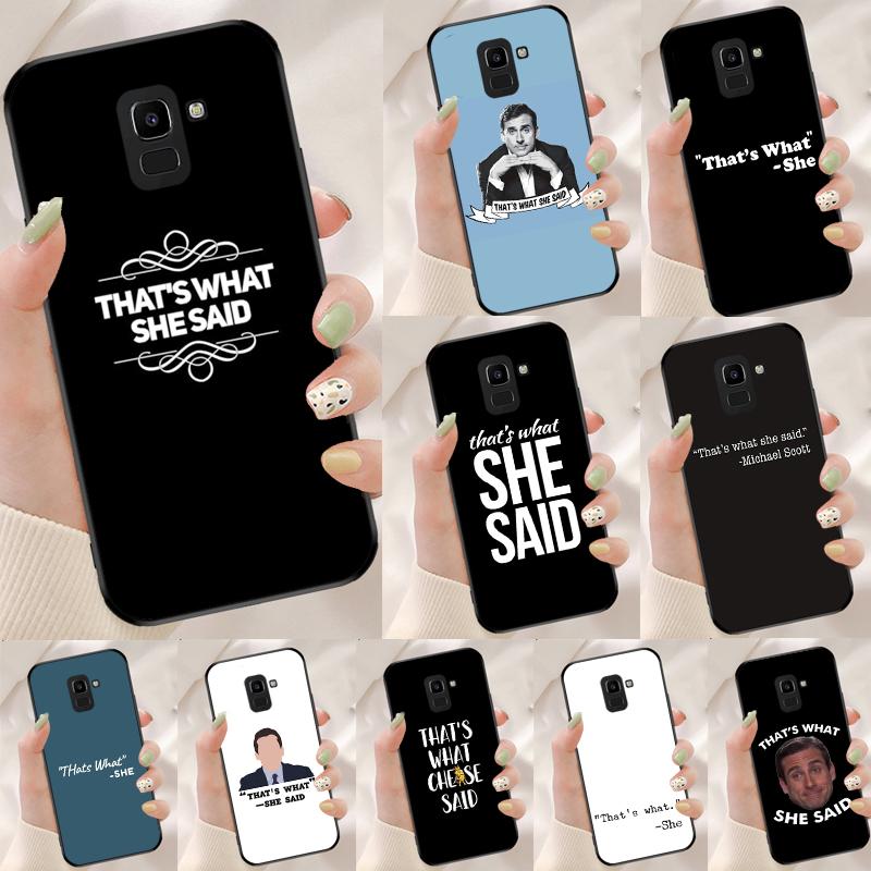 Michael Scott That’s What She Said For Samsung Galaxy M31 M11 M23 M12 M13 M14 M15 M35 M55 M34 M54 M33 M53 M32 M52 M06 M16 Case