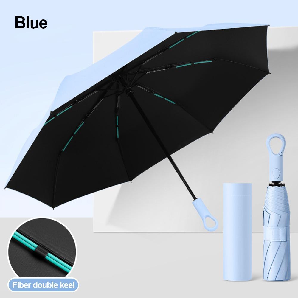 UV Protection Travel Umbrella UPF50+ Pocket Parasol Portable Sun Shade Umbrella for Outdoor синий