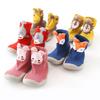Baby Socks Shoes Kids Toddler First Walkers Animal Pattern Soft Non-Slip Sole Breathable Rubber Floor Shoes for Boys and Girls