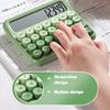 Mekanik Tuşlar Retro Daktilo Hesap Makinesi Kırtasiye Büyük Ekran Vintage Gradyan Renkli Hesap Makinesi Kullanımı Kolay Taşınabilir