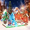 Weihnachten Magnetische Bausteine Spielzeug Magnete Konstruktionswürfel 3D Sensorisch Pädagogisch Interaktiv Bauspielzeug Set Neujahrsgeschenk