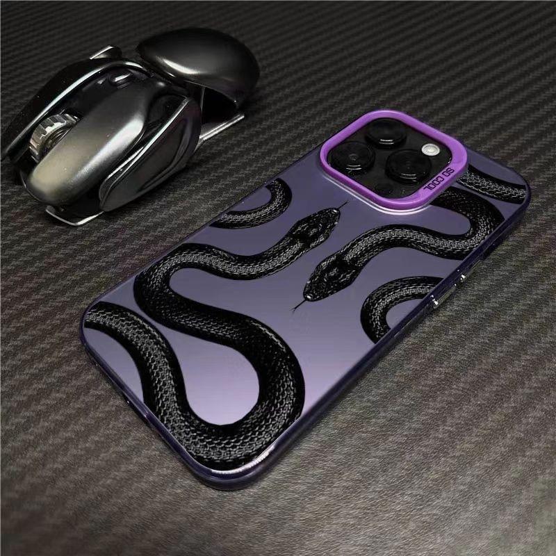 Python for Apple 15/14/16 Promax Mobile Phone Case Personalized Creative iPhone12/11Pro Hard Case 8
