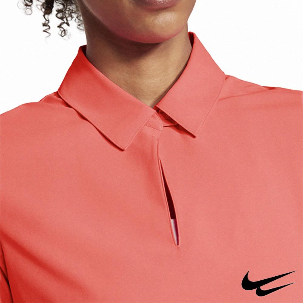 Nike Dri-Fit Flex Ace Comfortable Soft Skin-Friendly Solid Color Short Sleeve Golf Shirt Women tops CU9350-854