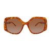 Michael Kors Frame Pattern Plastic Irregular Sunglasses Women's Tortoiseshell