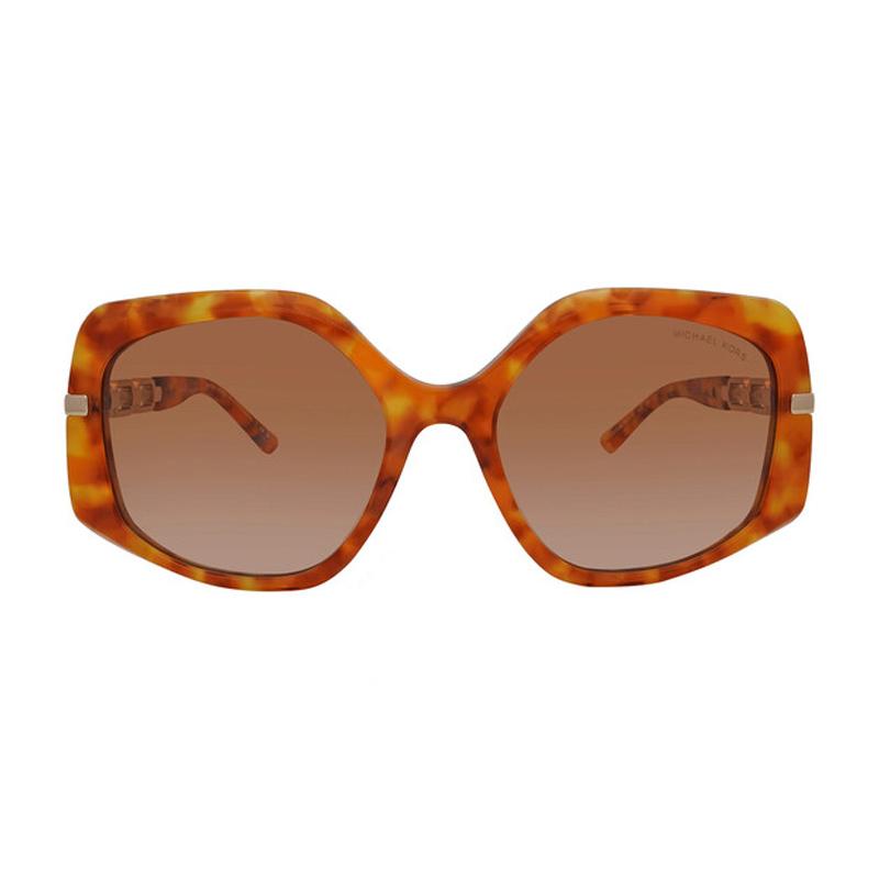 Michael Kors Frame Pattern Plastic Irregular Sunglasses Women's Tortoiseshell