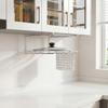 Wall Mounted Under Cabinet Storage Rack No-Drill Pot Lid Storage Rack  for Kitchen