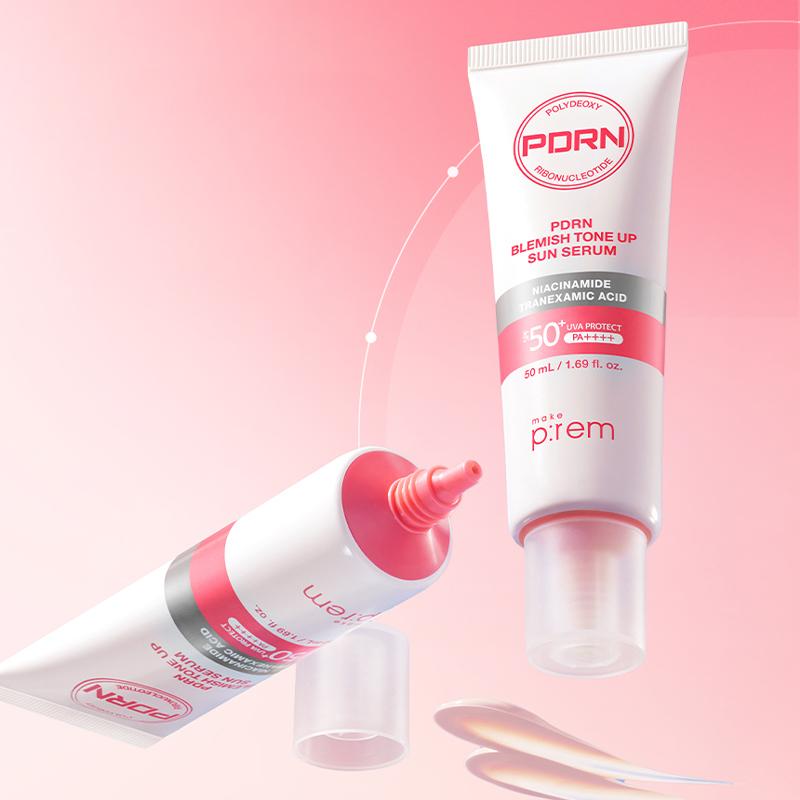 Make P:REM PDRN Blemish Tone Up Sun Serum SPF 50+ PA++++ 50ml