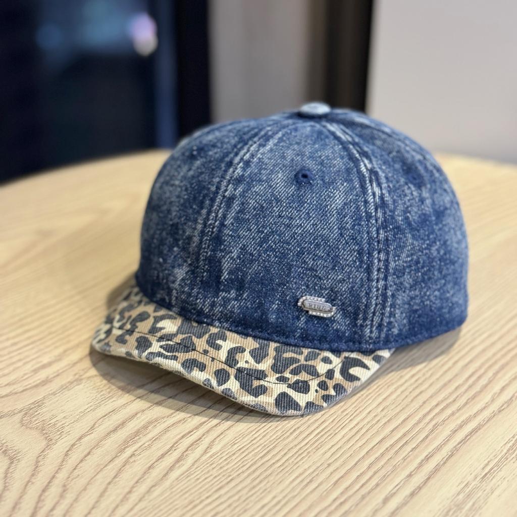 Korean Style Retro Short Brim Hat for Men and Women Denim Old Soft Top Japanese Color Matching Small Brim Workwear Short Brim Peaked Hat Trendy