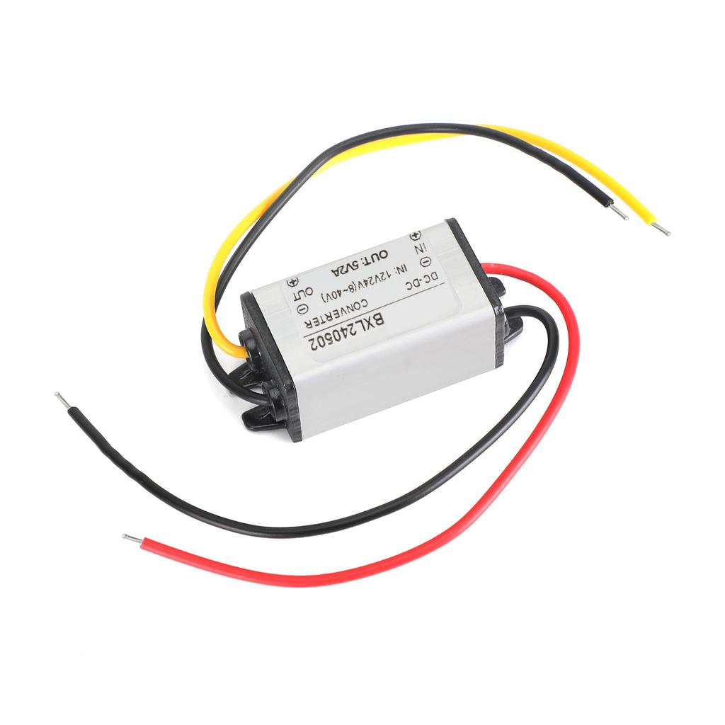 12V/24V to 5V 2A 10W Waterproof Converter Step Down Volt Module Power Supply
