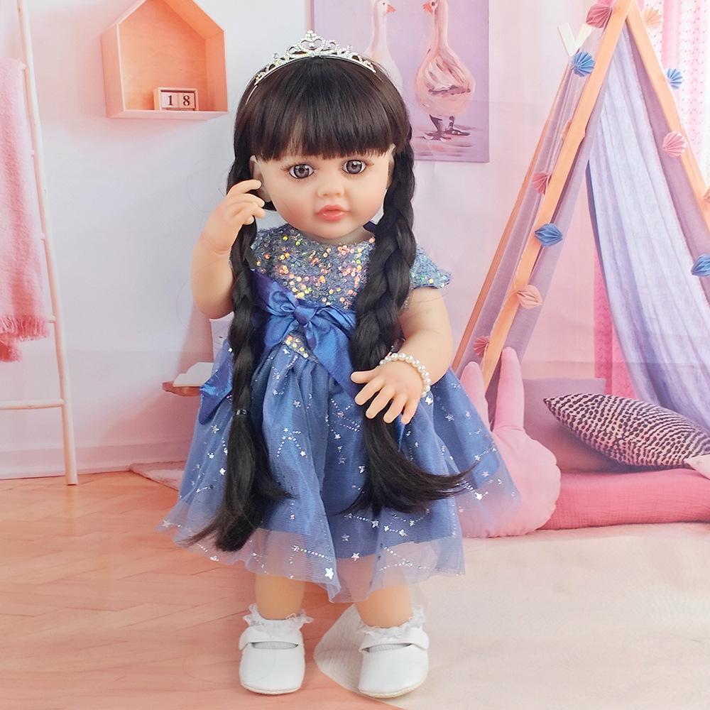 55CM Realistic Reborn Doll with Changeable Clothes | Bath-Friendly Toy for Kids | Soothing Companion Gift