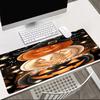 1PC Custom Name Halloween Pumpkin Stack Mouse Pad, Keyboard and Mouse Desk Pad, for Computer Notebook Birthday Gift For Any Room Or Office