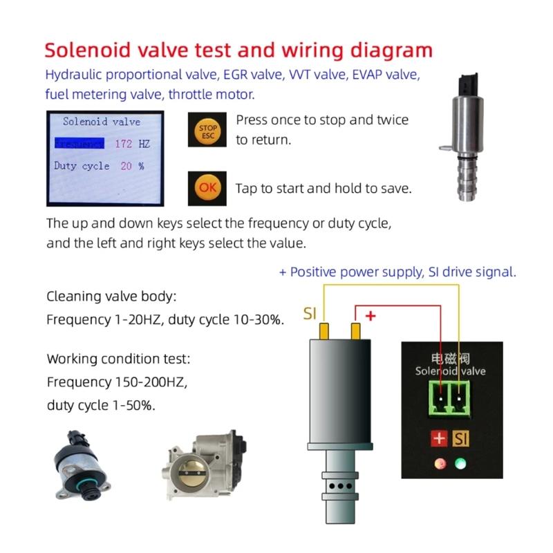 Idling Stepper Motor Instrument Fault Detector Drive Simulators Auto Ignitions Coil Tester Ignitions Coil Test Detector