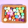 50Pcs 28-55Mm Tiny Empty Plastic Balls Capsule Toys Surprise Ball Container Prop Paintball Diy Making Things Models
