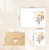 Floral Thank You Card Set (6pcs) - Blank Greeting Cards with Envelopes & Stickers Birthday Gift