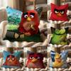 Angry Birds Cushion Cover Multi-Scene Pillow Cover for Home & Car - Reversible, Soft & Durable for Daily Use