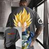 Dragon Ball Anime Men's Short Sleeved T-shirt 2026 Summer Y2k Street Wear Cotton Pattern T-shirt Fitness Sports Leisure Top