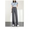 High Waist Wide Leg Women's Suit Pants for All Seasons