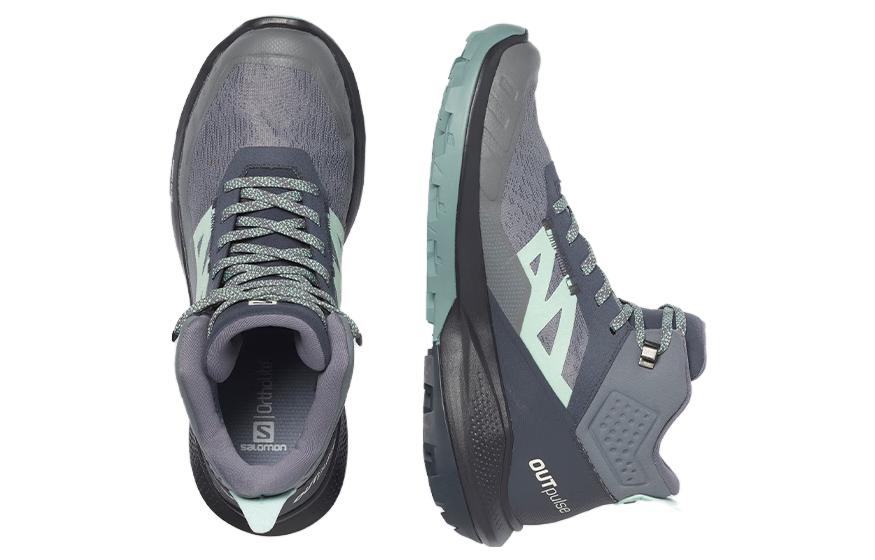 SALOMON Women's Outpulse Mid GORE-TEX 'Quiet Shade Ebony'