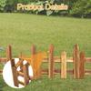 Smooth Finish Picket Fence Panels for Gardens Outdoor Decor for Christmas Tree Barriers Party Use