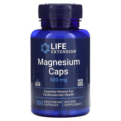 Life Extension, Magnesium Capsules, 500mg, 100 Veggie Capsules