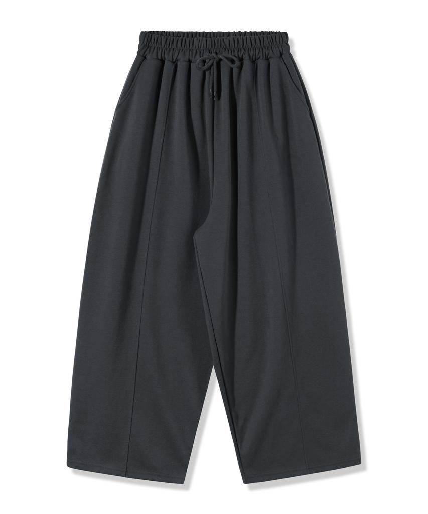 PIANER Cut-Out Stitch Balloon Sweatpants (Charcoal)