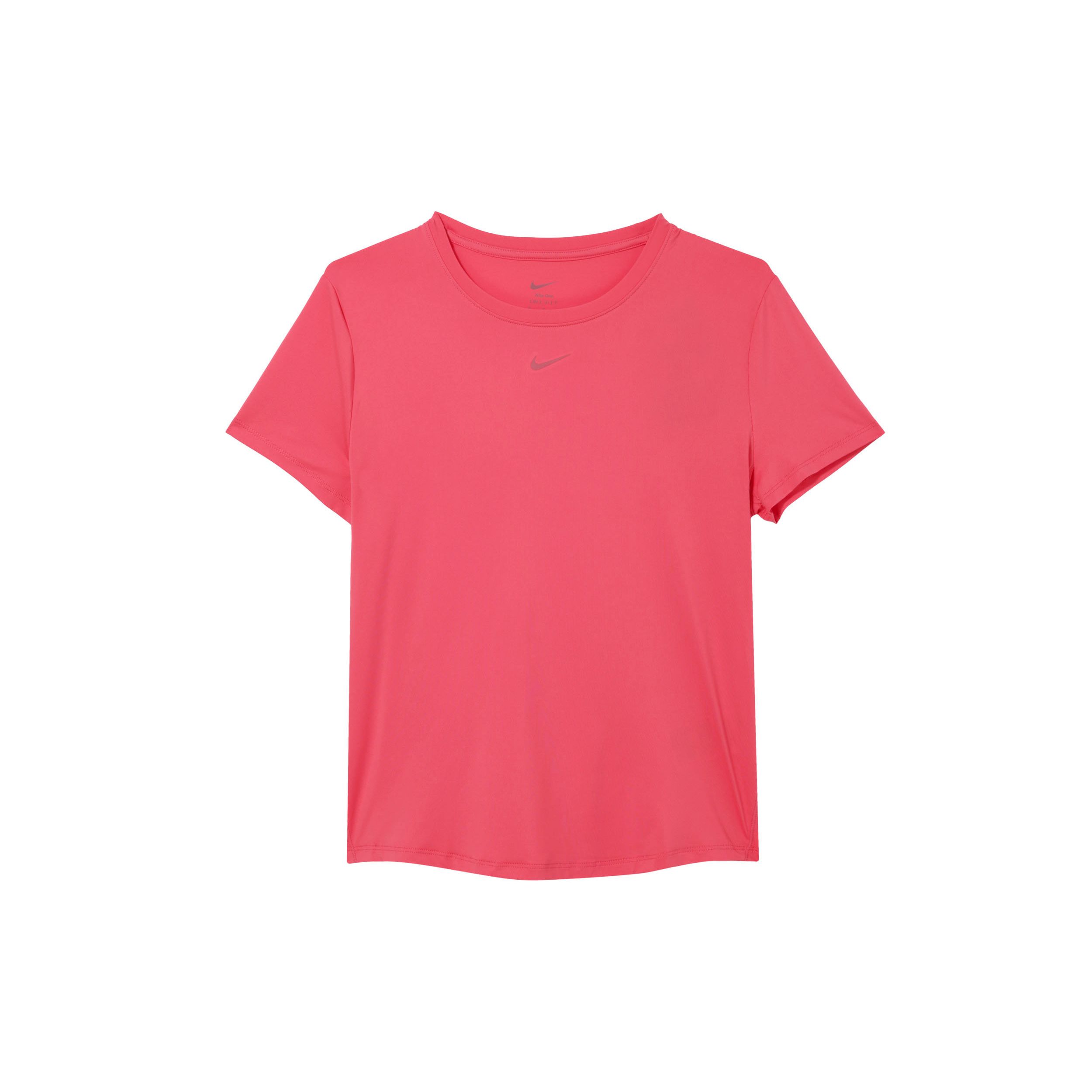 

Nike One Classic Quick-Dry Crew Neck Short Sleeve T-Shirt Women Tops Purple Black FN2799629 M