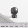 Aluminum Alloy Furniture Knobs Rustproof Waterproof Surface Classic Design for Cabinet Drawer Dresser Bathroom Kitchen Furniture