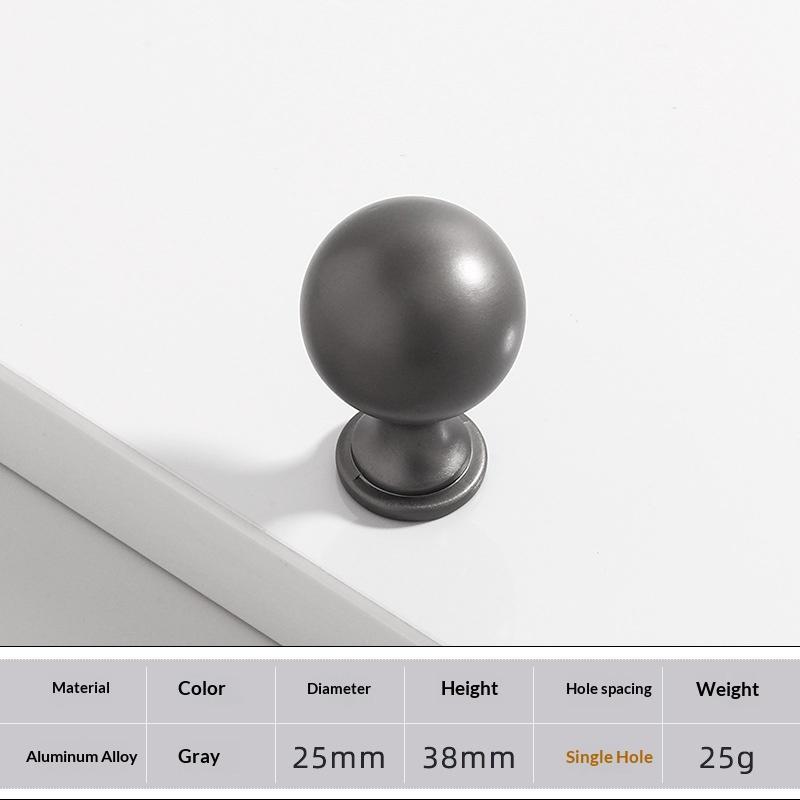 Aluminum Alloy Furniture Knobs Rustproof Waterproof Surface Classic Design for Cabinet Drawer Dresser Bathroom Kitchen Furniture