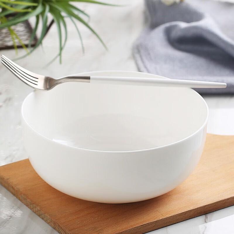 Korean Style Glazed Ceramic Noodle Bowl