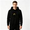 Men's Casual Pullover Hoodie, Funny Campfire Printed Long Sleeve Warm Sweatshirt for Daily Wear