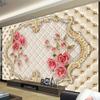 3D Photo Wallpaper For Walls Home Decor 3D Red Rose Flowers Living Room Sofa Bedroom TV Background Wall Mural Wallpaper