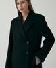 Mott Wool Single Long Coat - Black