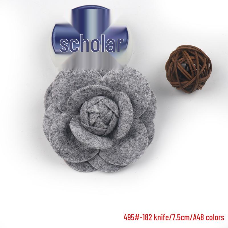 Non-Woven Camellia Flower Hair Clips: Elegant DIY Accessories for Jewelry and Clothing.