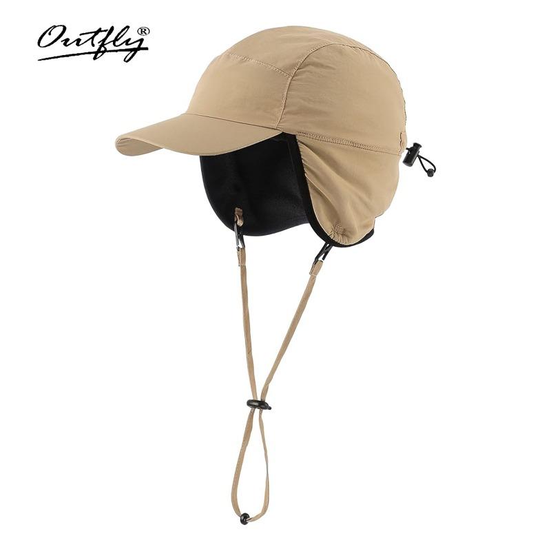 

Зимняя шапка мужская ветрозащитная флисовая шапка с защитой ушей теплая утолщенная для активного отдыха, походов, катания на лыжах, от холода, шапка-пилот One Size