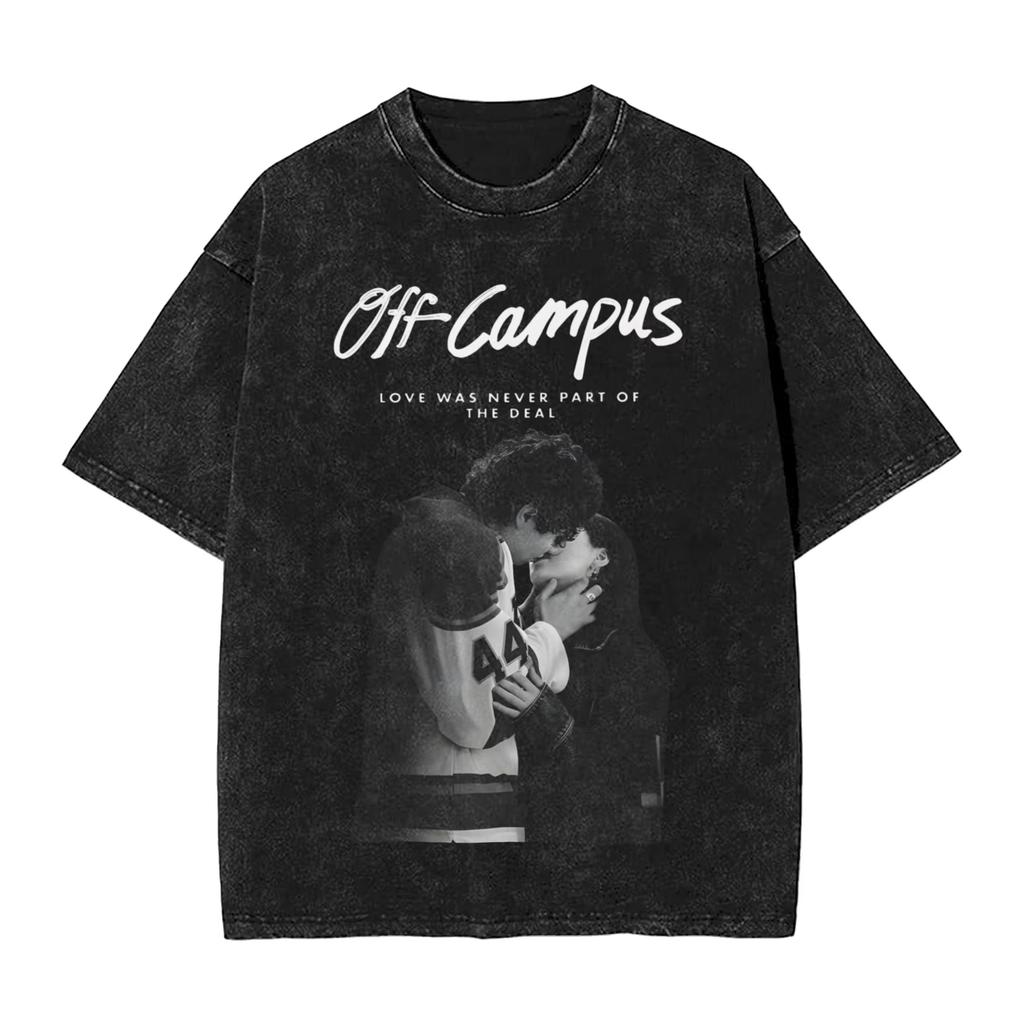 Graphic Printed Off Campus Stephen Kalyn Briar Graham 44 Washed Shirts Merch Harajuku T-Shirts  Men Women Vintage Top Short Sleeve Casual Clothing
