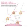 1-Pack 360° Rotating Folding Phone Stand,Portable Folding Design,Stable and Non-Slip,Easy to Carry and Store,Suitable for Office