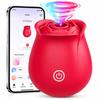 Ladies' Rose Sex Toy Vibrator, APP Controlled Rose Adult Toy, with 9 Suction and Vibration Modes, Waterproof Sex Toy Suction Device