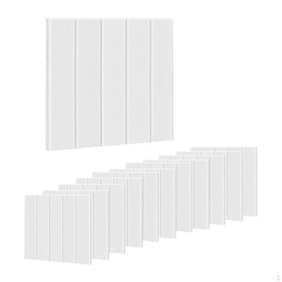 12 Pack Tile Sheet Stickers for Noise Control In Living