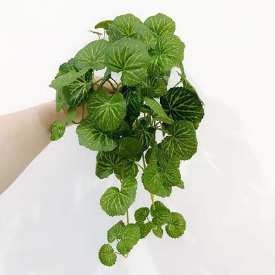 Green Artificial Begonia Leaves 40/70cm Home Decoration Wall Hanging Wreath Gift Wedding Ornament Lifelike Plants Garland