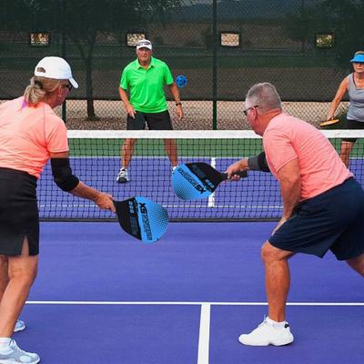 Pickleball-Schläger-Set, 1 Paar Pickleball-Schläger mit 4 Bällen und Aufbewahrungstasche, Pickleball-Schläger für Männer und Frauen, Indoor- und Outdoor-Sport