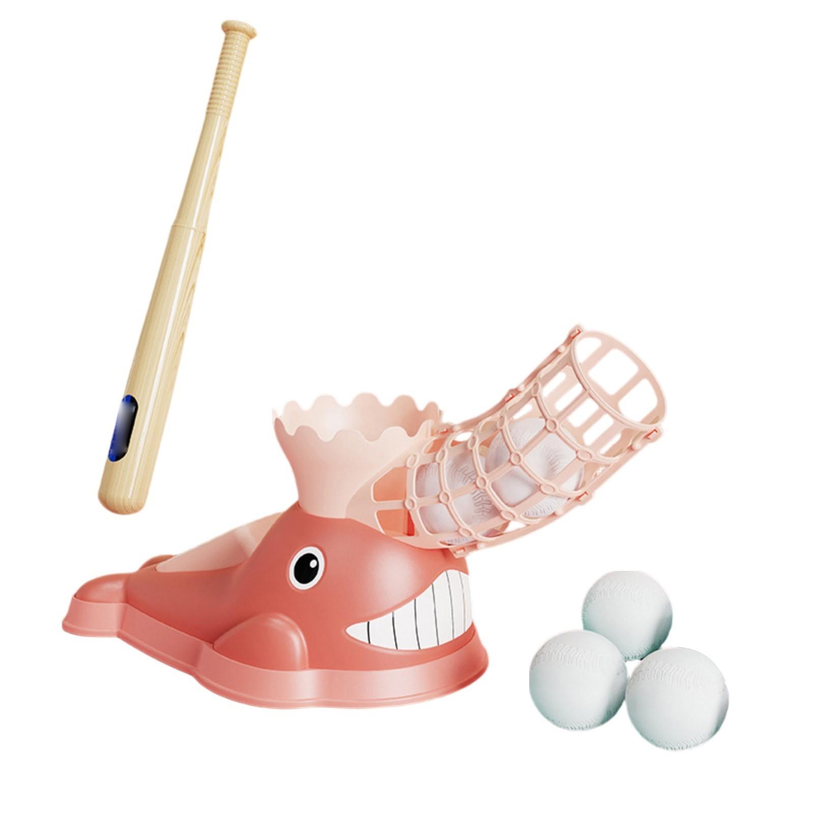 

Детская бейсбольная игрушка, Катапульта с ножным управлением, Тренажер для питчинга для занятий спортом в помещении и на открытом воздухе One Size