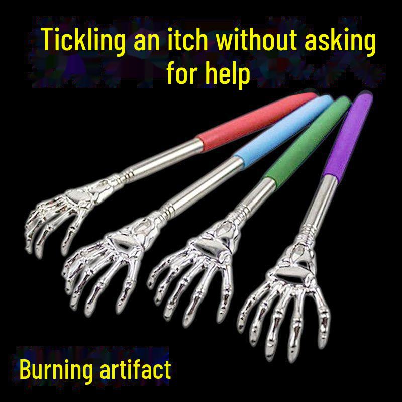 Uttrekkbar massasje og kløeskraper i rustfritt stål "Ghost Claws"