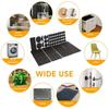 1~16pcs Self-Adhesive Anti-Slip Rubber Pads, Round/Square Chair Leg Protectors, Table Foot Cushions, Anti-Collision Furniture