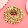 10m Artificial Leaf Rope Vine Garland Weaving Hemp DIY Home Craft Wedding Party DecorGolden
