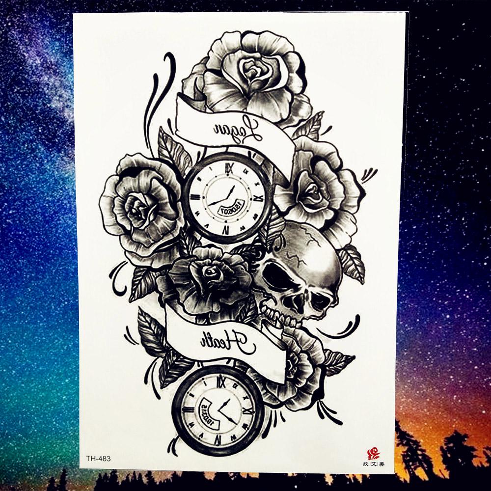 Stencil Pocket Watch Tattoo Design Watch Tattoo Design Download