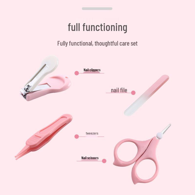 New Baby Nail Care Set: Includes Nail Clippers & Scissors for Infants and Toddlers, Manicure Set for Kids, Maternal and Child Supplies.