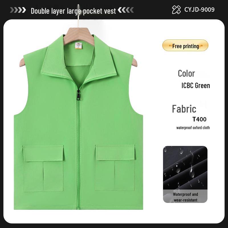 Customized Volunteer & Guide Vests with Logo for Supermarkets & Storage Activities