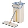 Hands-Free Dual-Use Mop and Bucket for Wet/Dry Wood Floors