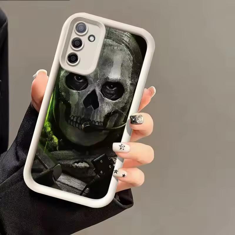 Skeleton Call Of Game Duty For Samsung Galaxy Case S24 S23 S22 S21 Ultra Plus Fe A55 A54 A53 A52 A35 A25 A15 5G Phone Y2k Cover